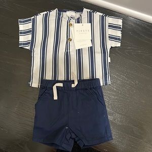 NWT Firsts by petit Lem baby outfit